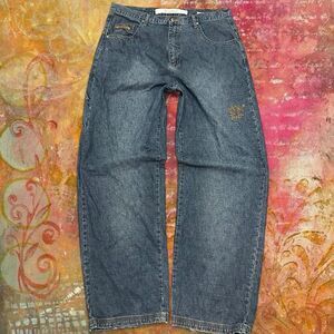 Timberland Men's Blue and Navy Jeans